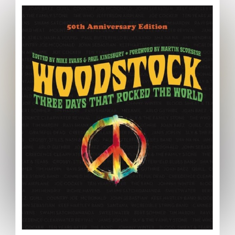 WOODSTOCK, 50th anniversary edition book
